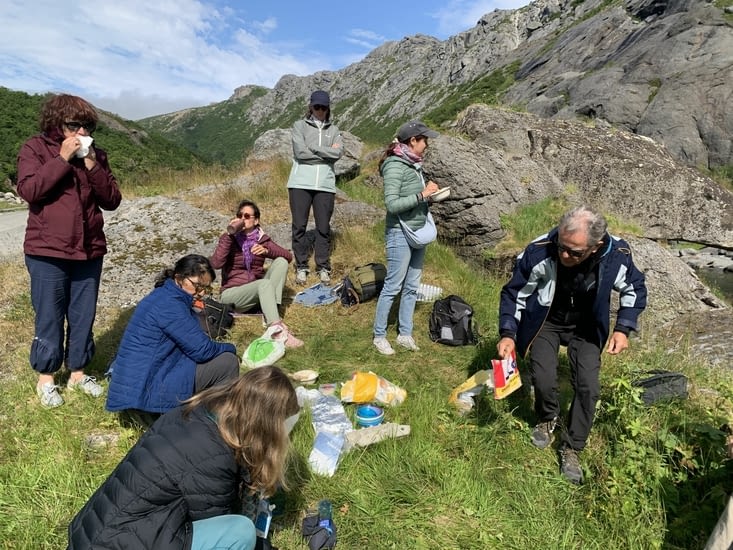 Picnic bord du fjord