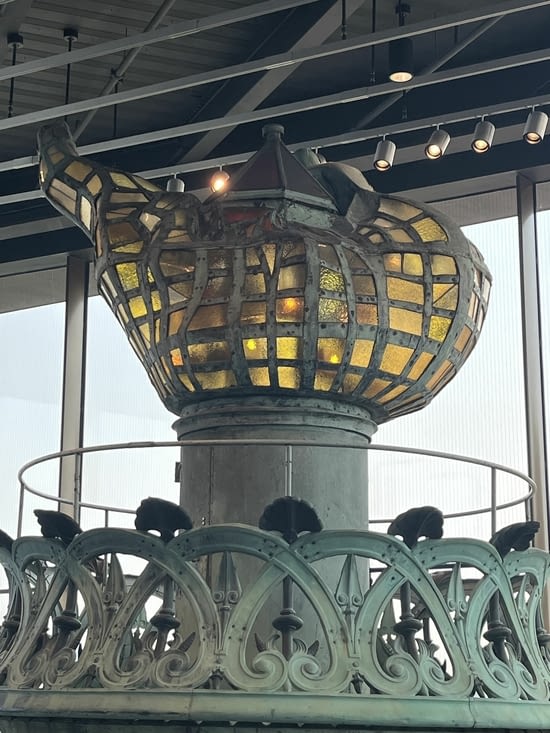 La première lampe de Bartholdi