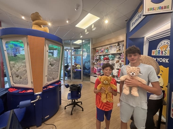 On a fait notre ours chez build a bear