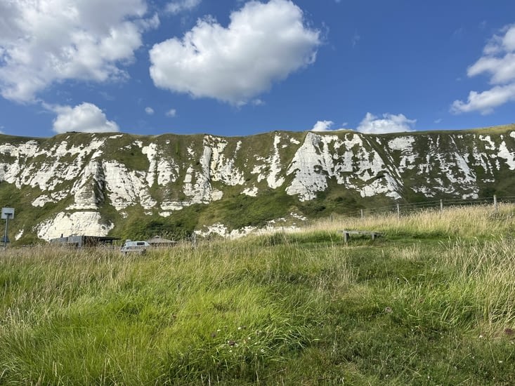 Les falaises blanches