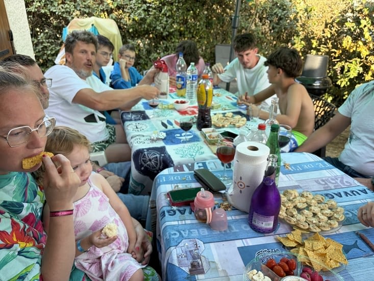 Repas à 15!