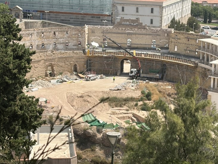 Un amphithéâtre qui vient d être trouvé
