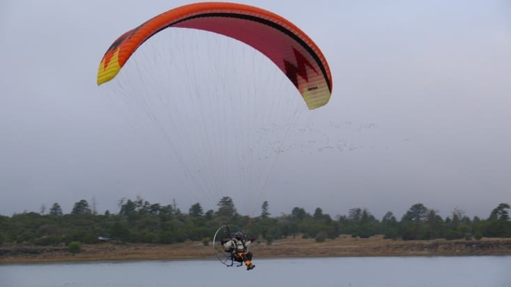 Le lendemain matin, quelques courageux pour rejoindre Rim Rock Airport (Météo Ok mais terrain de déco marécageux)