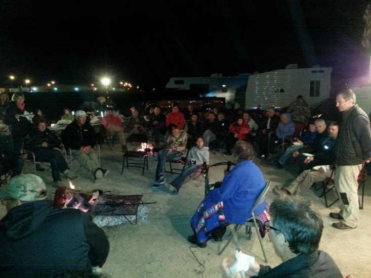 La soirée (suite), le récit.