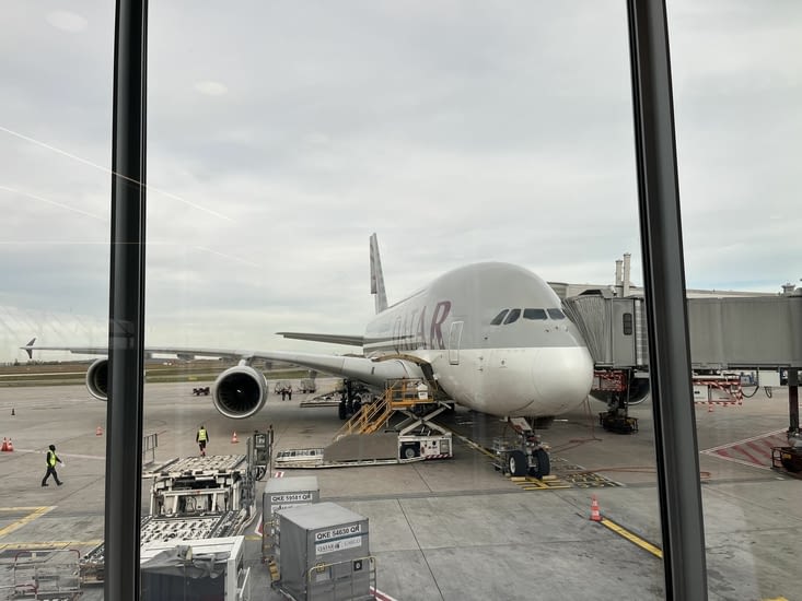 En route vers Doha, avec ce magnifique A380-800