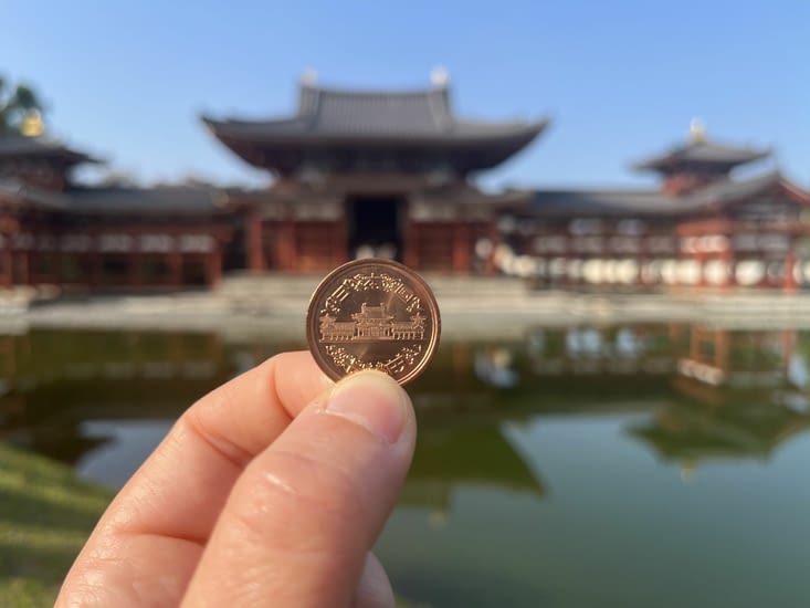 Le Byōdo-in est représenté sur les pièces de 10 yens