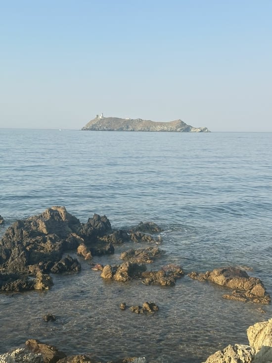 Vue de l'île de la Giraglia
