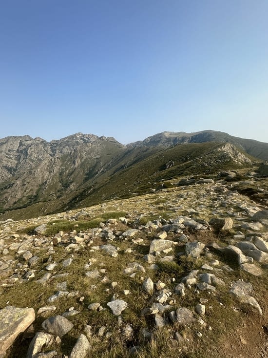 Vue des crêtes d'Ese