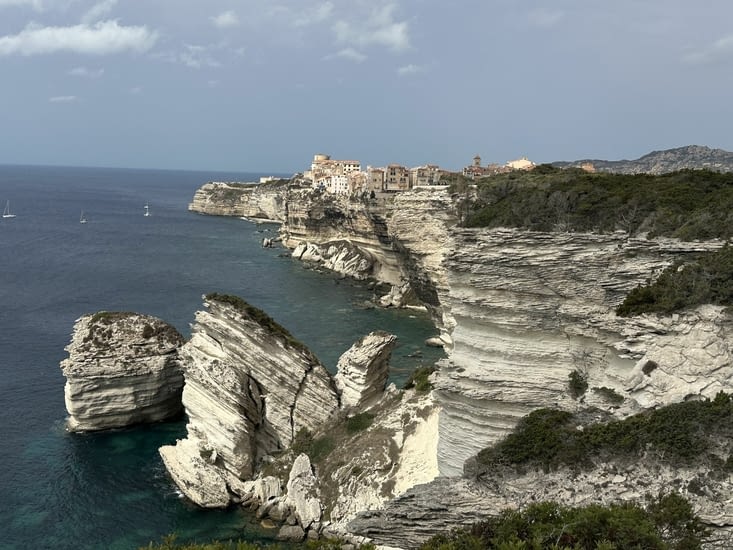 Vue des bouches de Bonifaccio