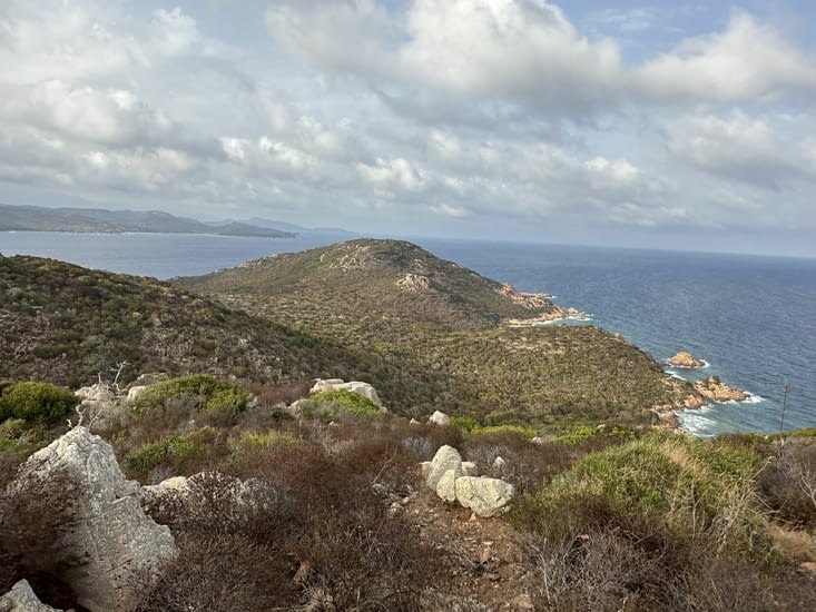 Vue de la pointe de Sant'Amanza