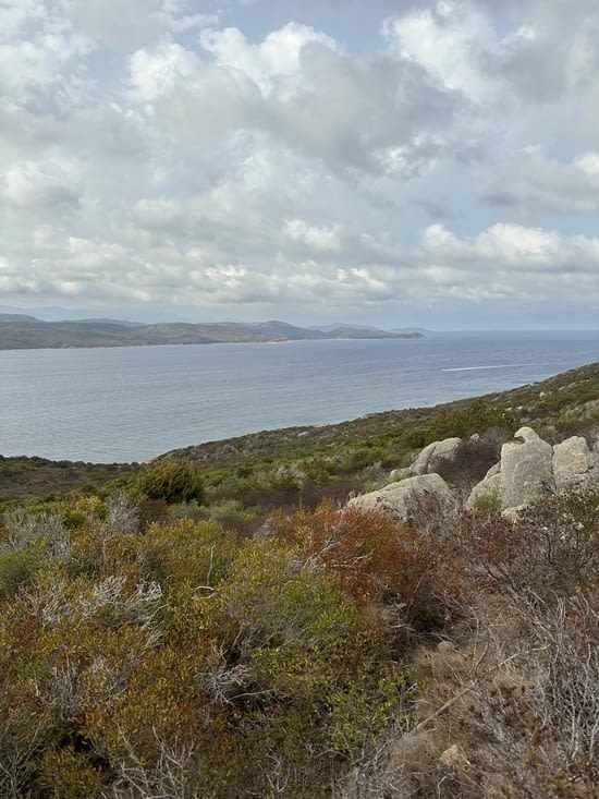Vue du littoral Corse