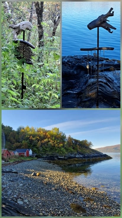 Pique-nique au bord de l'eau à Narvik