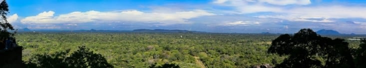 vue de la forteresse de Sigiriya