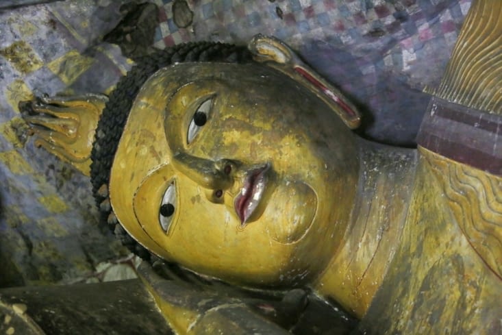 le bouddha couché Dambulla