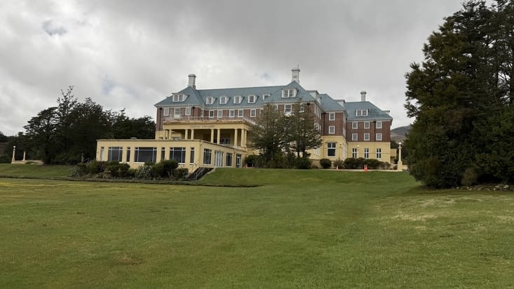 Arrivée à Whakapapa, avec son château…