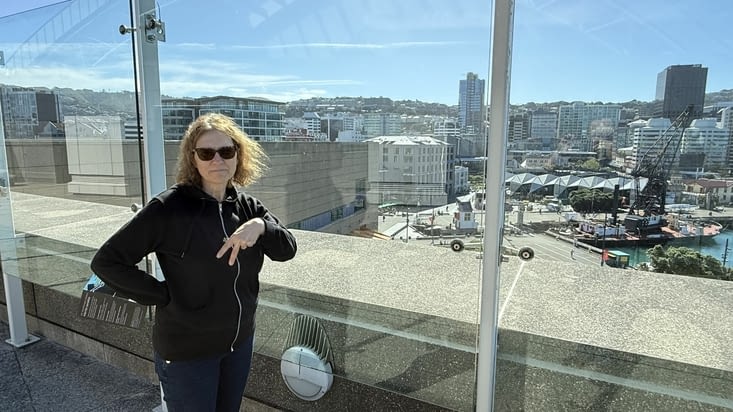 La terrasse panoramique offre un magnifique point de vue sur la ville