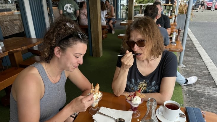 … l’occasion d’une pause … glace, bien sûr !