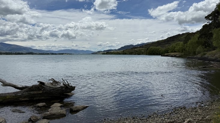 Le lac Dunstan …