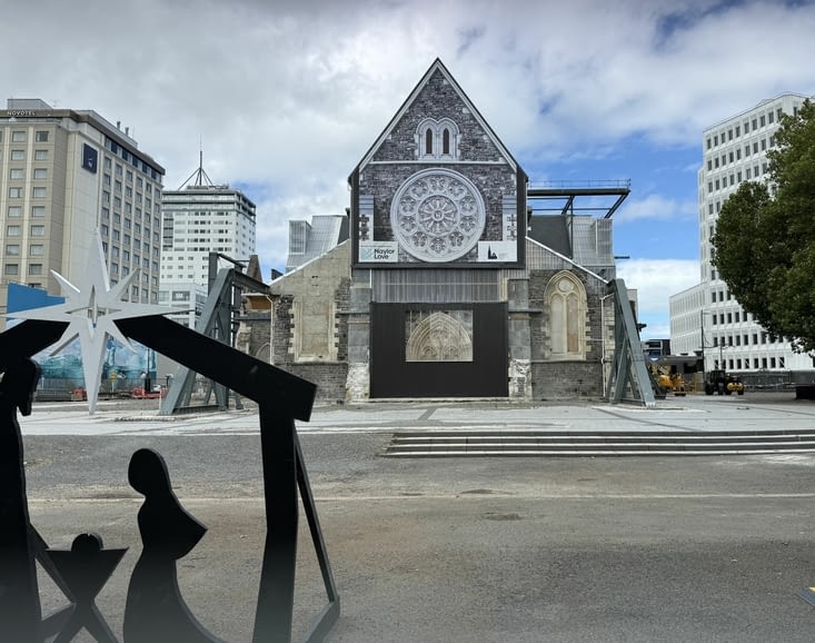 L’ancienne cathédrale de Christchurch