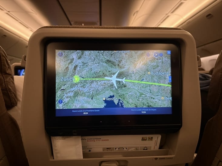 L'arrivée à Zurich est imminente ...