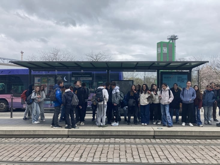 en route vers le centre-ville