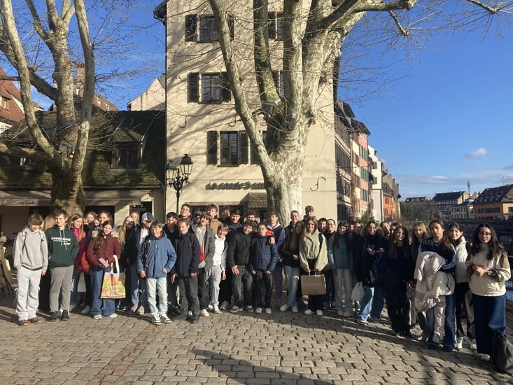 Les troisièmes dans le quartier des Tanneurs