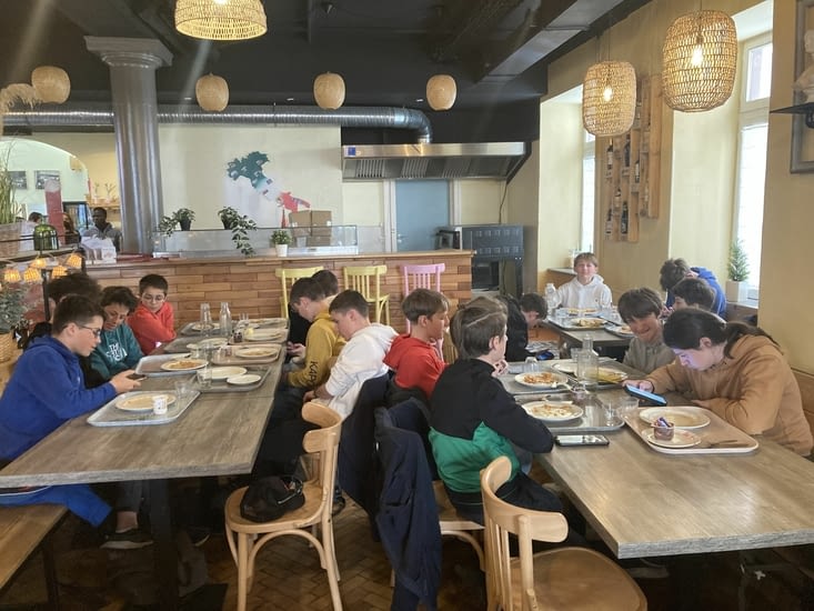 Pause déjeuner au foyer de l’étudiant catholique de Strasbourg