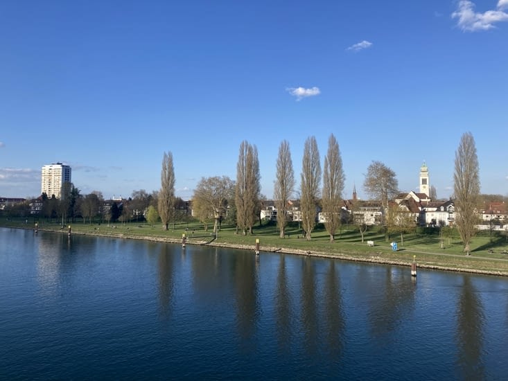 Jardin des deux rives côté allemand