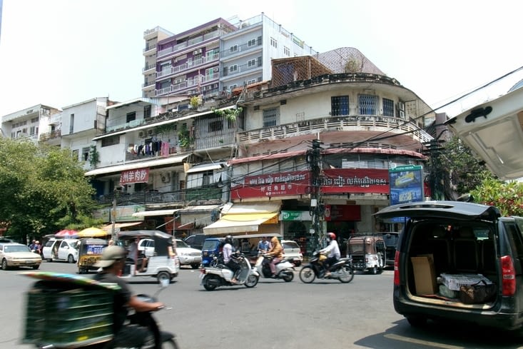 Les alentours du marché central