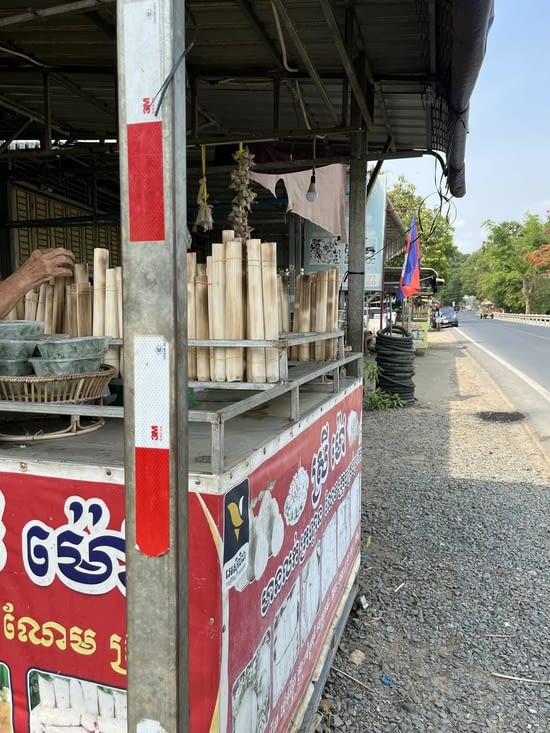 Baguettes de riz gluant