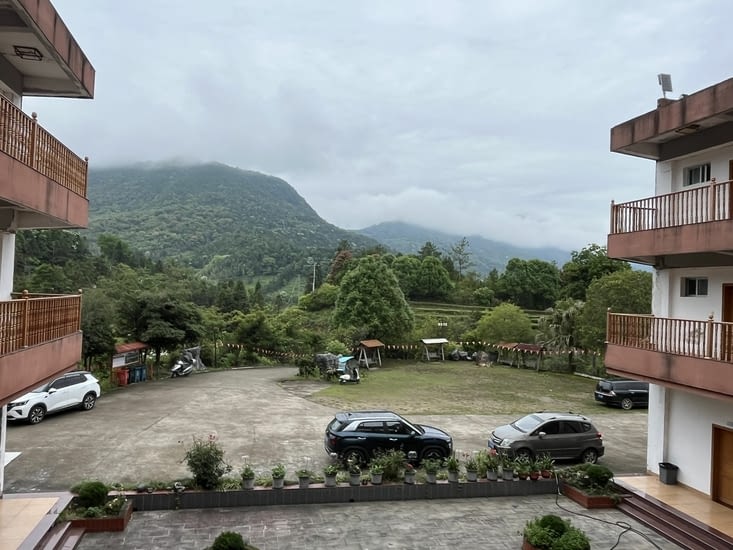 Vue de l’hôtel