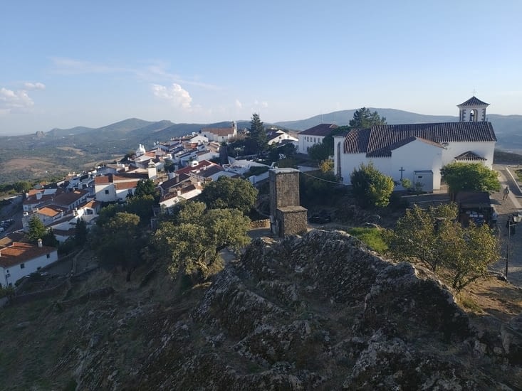 Village vu du château