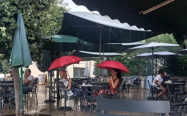 La pluie à Saint Gilles