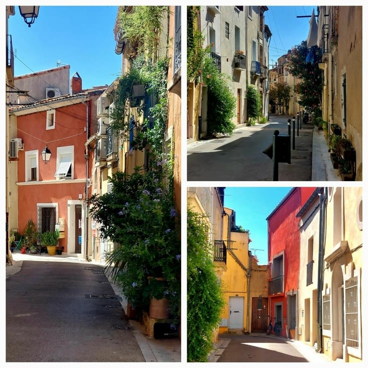 Les petites rues de Bouzigues.