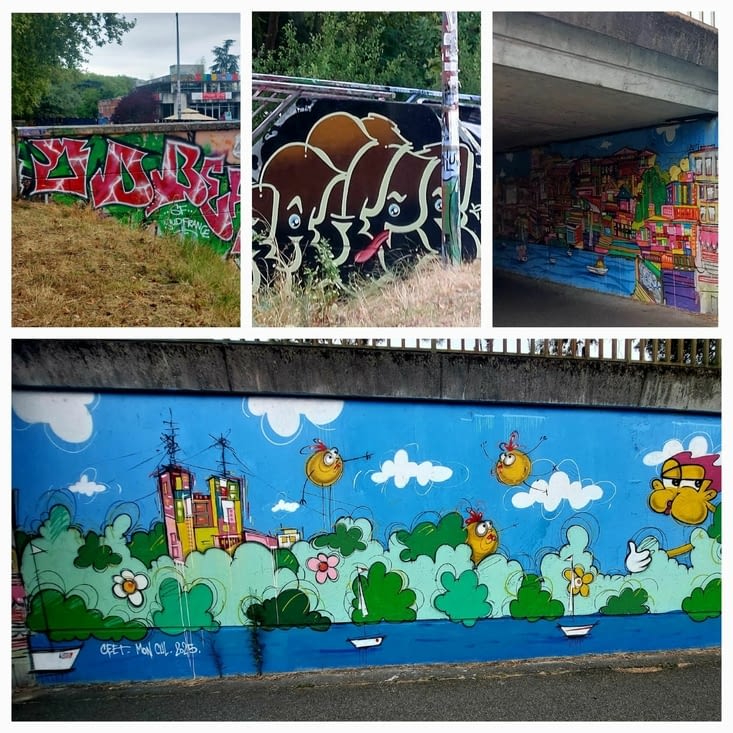 Graffitis.