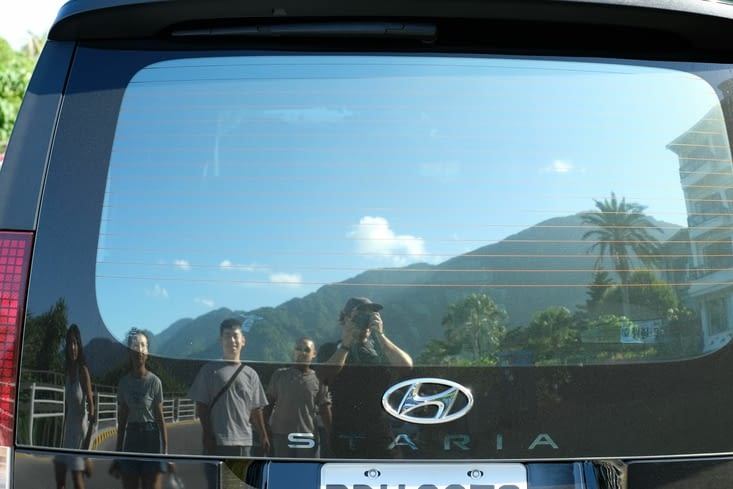 De gauche a droite : Min Won, Kate, A Zhe, Pierre et yours truly
