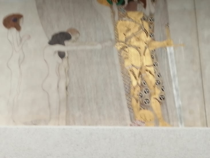 Un fragment de la frise Beethoven