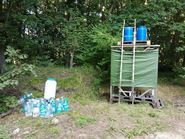 Pour Lison. L'épisode douche. une aventure peu banale