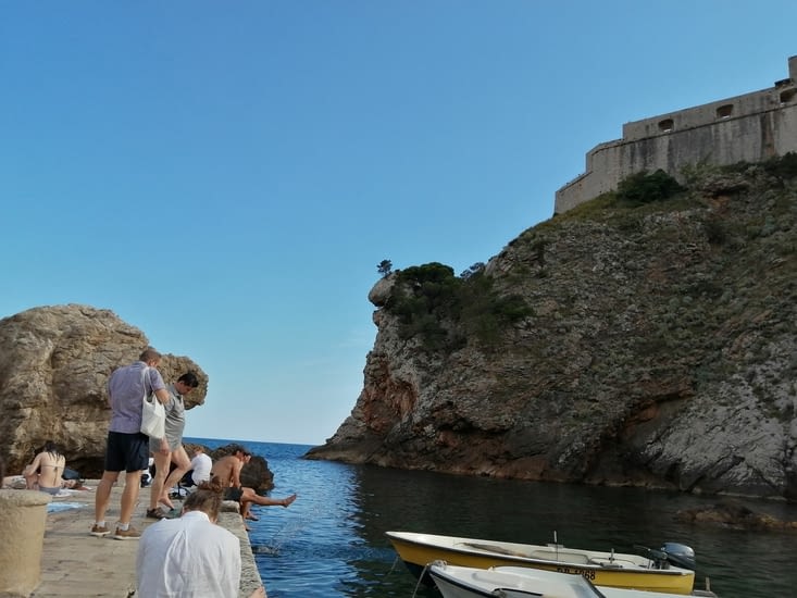 Sous le fort un petit coin plus tranquille