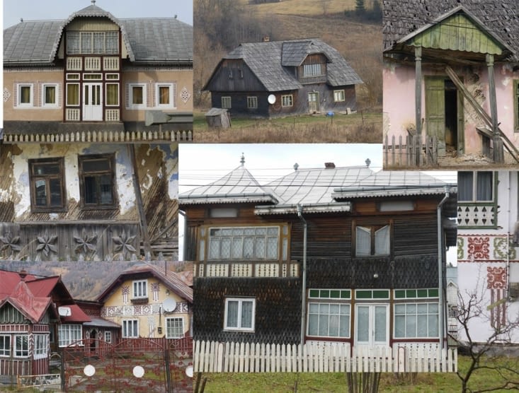Dans les montagnes des Carpates, j'ai adoré les maisons