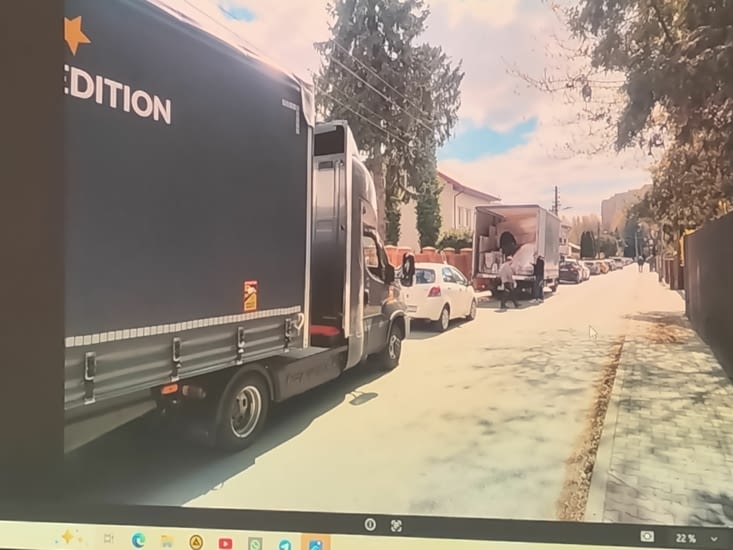 L'exposition transportée en camion depuis Varsovie