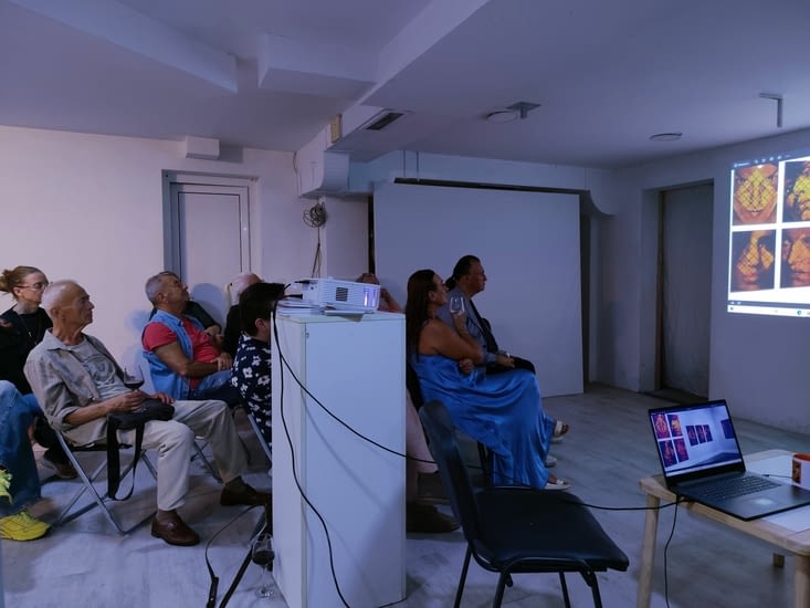 Conférence de Sergueï sur divers projets réalisés.