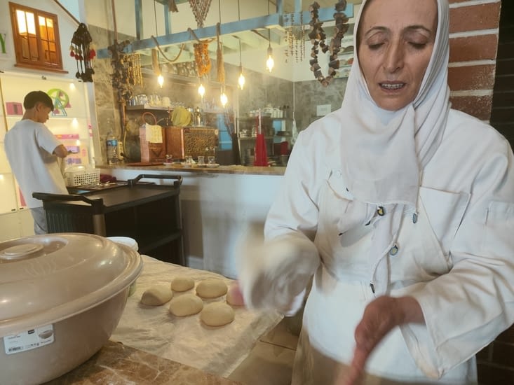 J'ai adoré la lavash sortie du four