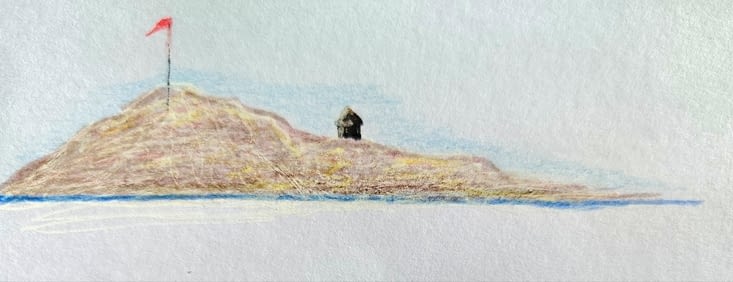 Pour conclure, un petit dessin qui résume l'histoire de l'église armenienne