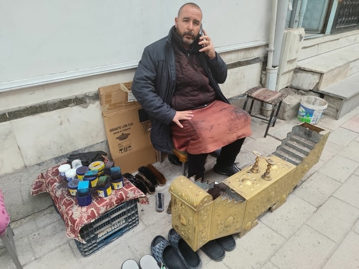 Le cireur de chaussures