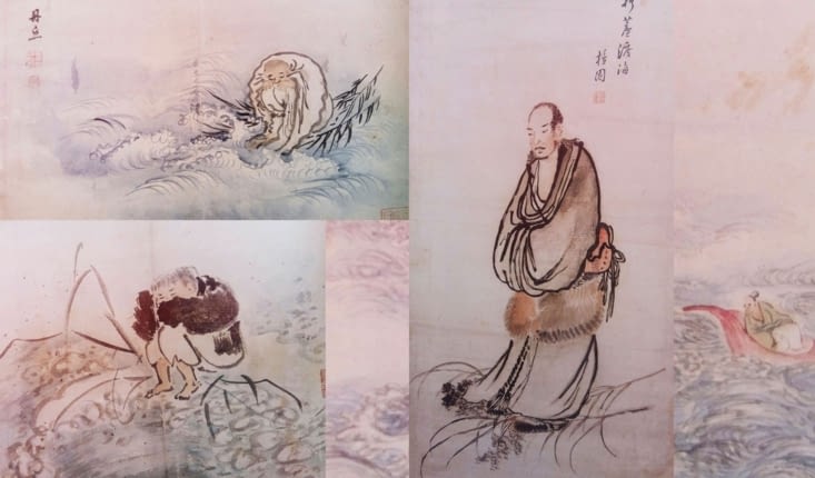 Une première exposition, la peinture  coréenne du XVIIe et du XVIIIe. Quel ravissement!