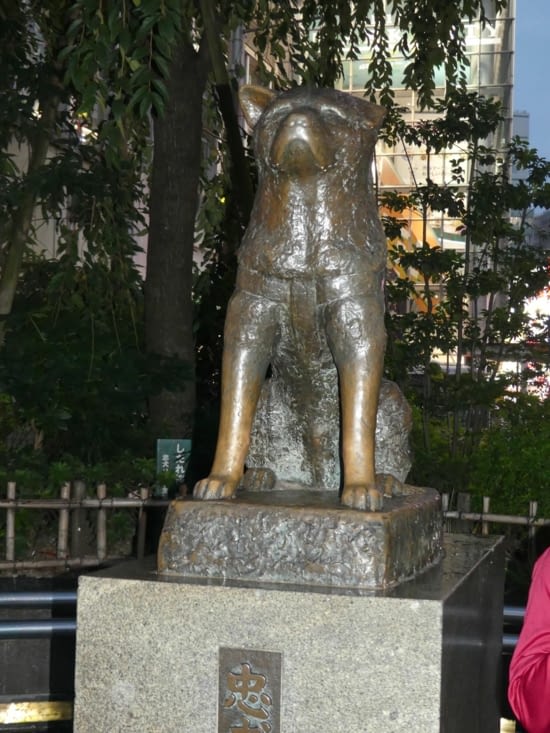 La statue du chien Hachiko