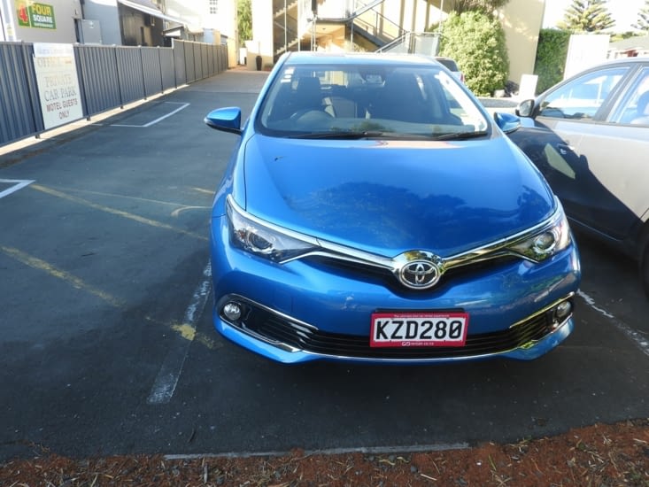 Ma voiture pendant ce périple