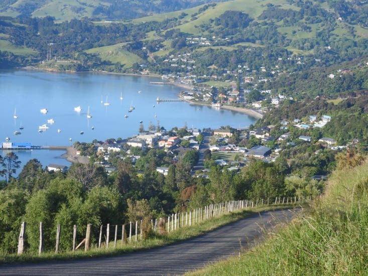 vue sur Akaroa