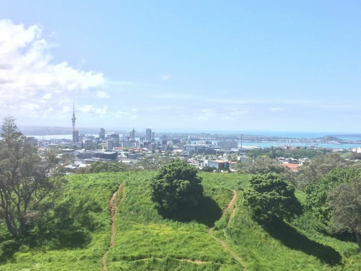 Vue sur Auckland depuis le Mont Eden